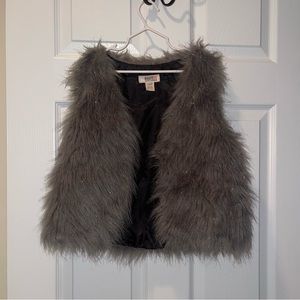 Faux fur vest